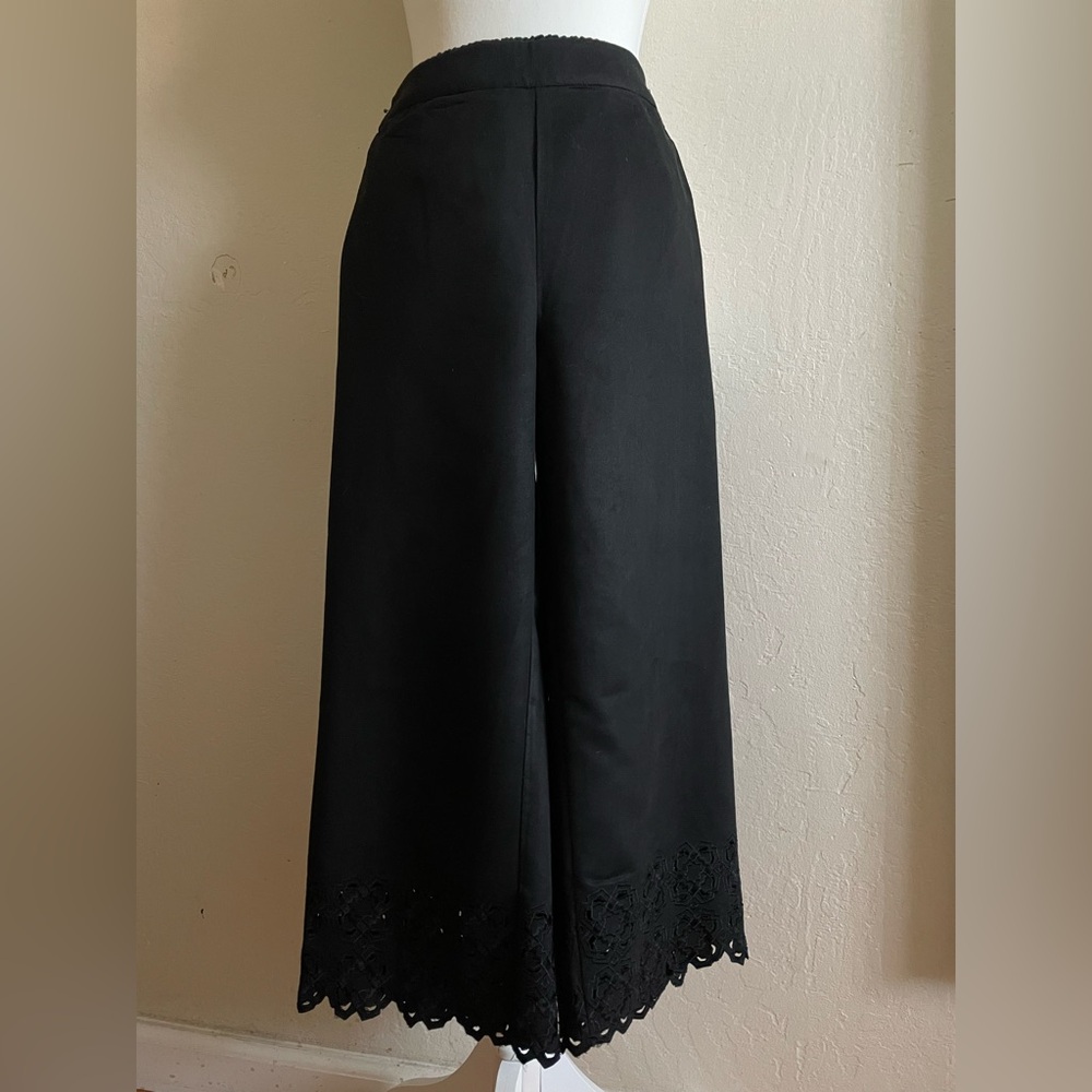 Anthropologie wide leg crop pants